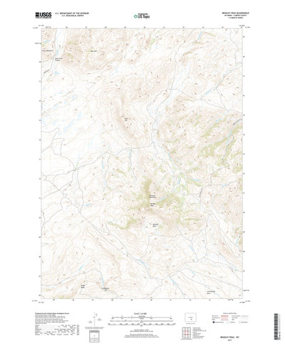 Bradley Peak, WY (2017, 24000-Scale) Preview 1