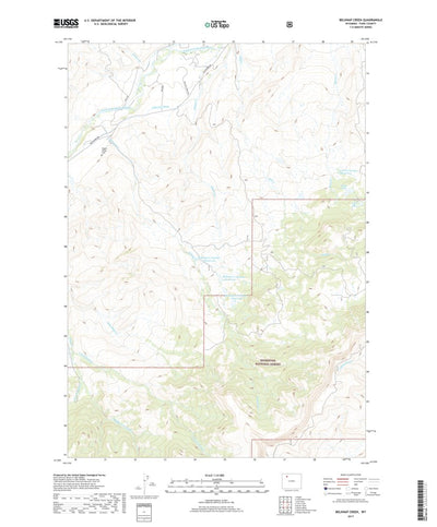 Belknap Creek, WY (2017, 24000-Scale) Preview 1