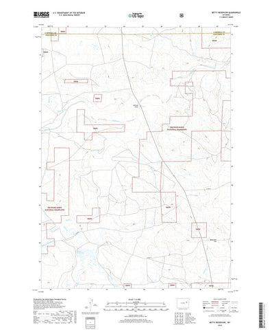 Betty Reservoir, WY (2018, 24000-Scale) Preview 1