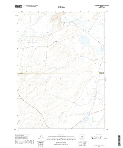 Bucklin Reservoirs, WY (2017, 24000-Scale) Preview 1