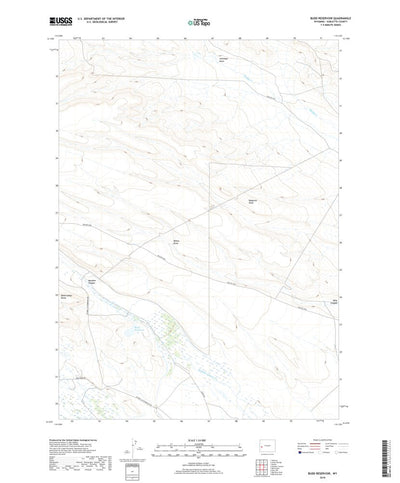 Budd Reservoir, WY (2018, 24000-Scale) Preview 1
