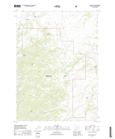 Buffalo Peak, WY (2017, 24000-Scale) Preview 1