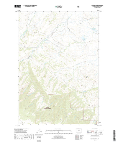 Columbus Peak, WY (2017, 24000-Scale) Preview 1