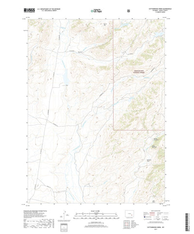 Cottonwood Creek, WY (2017, 24000-Scale) Preview 1