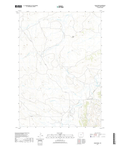 Cedar Ridge, WY (2017, 24000-Scale) Preview 1