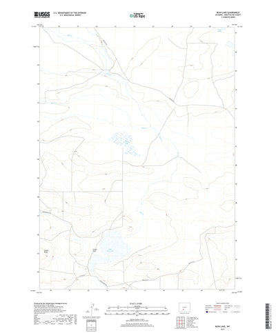 Bush Lake, WY (2017, 24000-Scale) Preview 1