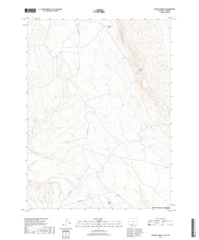 Chicken Creek SE, WY (2017, 24000-Scale) Preview 1