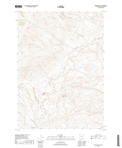 Deadman Butte, WY (2017, 24000-Scale) Preview 1