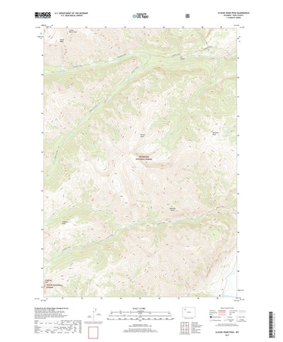 Clouds Home Peak, WY (2017, 24000-Scale) Preview 1