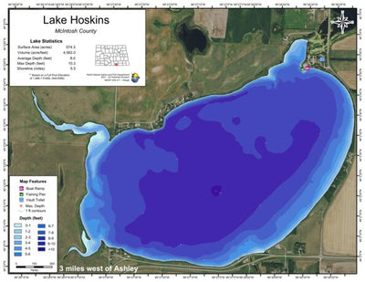 Hoskins, Lake - McIntosh County