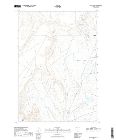 Deaver Reservoir, WY (2017, 24000-Scale) Preview 1
