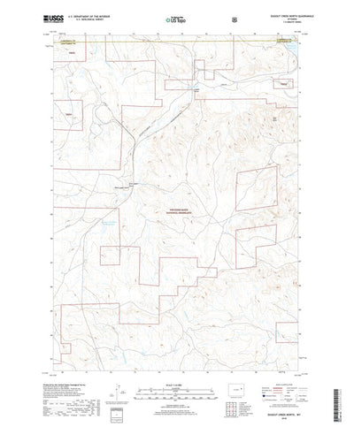 Dugout Creek North, WY (2018, 24000-Scale) Preview 1