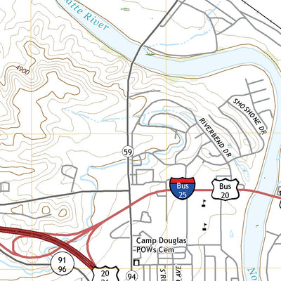Douglas, WY (2017, 24000-Scale) Preview 3