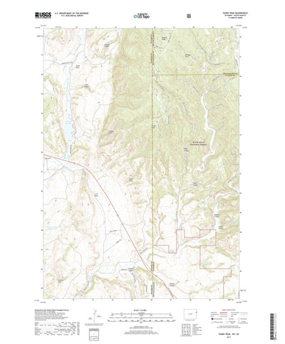 Fanny Peak, WY (2017, 24000-Scale) Preview 1