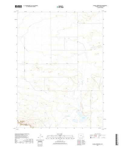 Glomill Reservoir, WY (2017, 24000-Scale) Preview 1