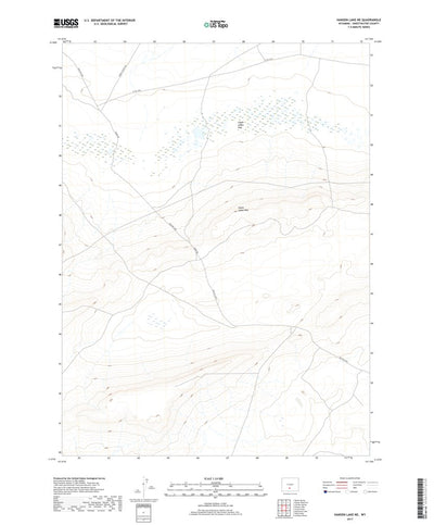 Hansen Lake NE, WY (2017, 24000-Scale) Preview 1
