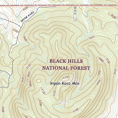 Inyan Kara Mountain, WY (2017, 24000-Scale) Preview 3