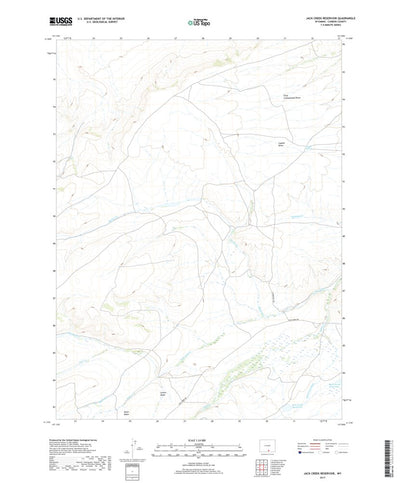 Jack Creek Reservoir, WY (2017, 24000-Scale) Preview 1
