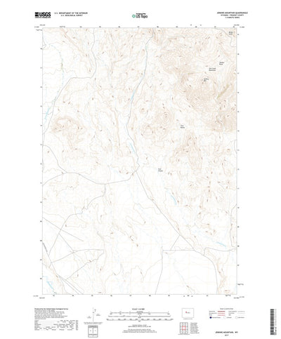 Jenkins Mountain, WY (2017, 24000-Scale) Preview 1