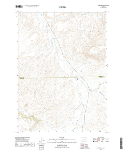 Horse Peak, WY (2017, 24000-Scale) Preview 1