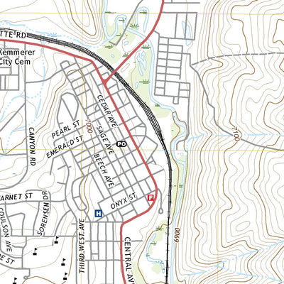 Kemmerer, WY (2017, 24000-Scale) Preview 3