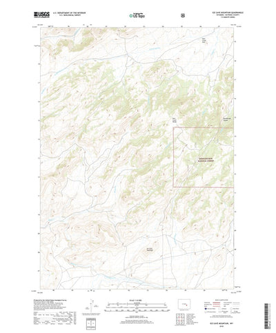 Ice Cave Mountain, WY (2018, 24000-Scale) Preview 1