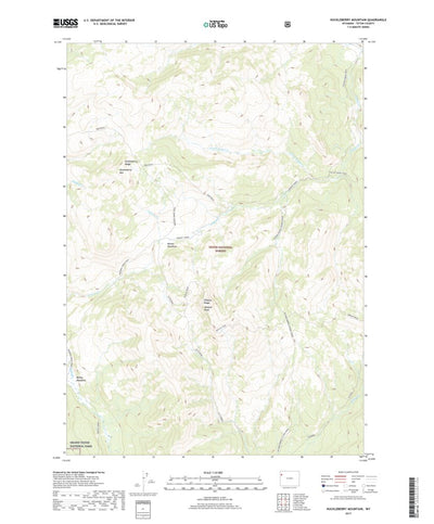 Huckleberry Mountain, WY (2017, 24000-Scale) Preview 1