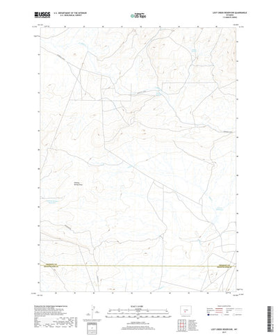 Lost Creek Reservoir, WY (2017, 24000-Scale) Preview 1