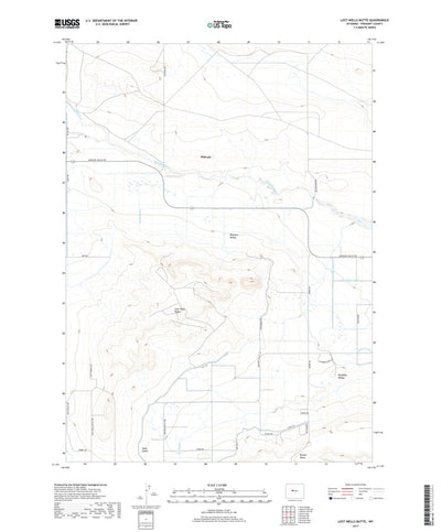 Lost Wells Butte, WY (2017, 24000-Scale) Preview 1