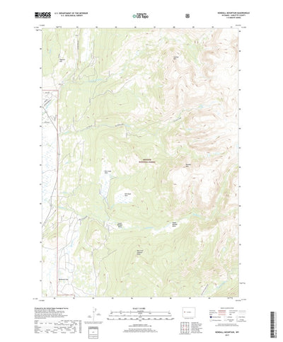 Kendall Mountain, WY (2017, 24000-Scale) Preview 1