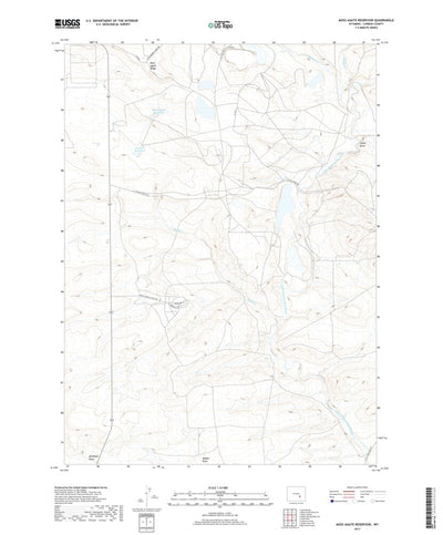 Moss Agate Reservoir, WY (2017, 24000-Scale) Preview 1