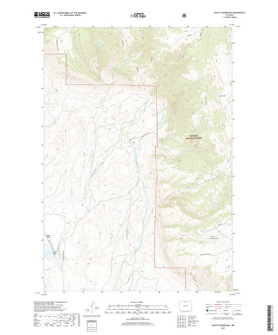 Leavitt Reservoir, WY (2017, 24000-Scale) Preview 1