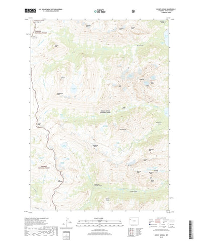 Mount Moran, WY (2018, 24000-Scale) Preview 1