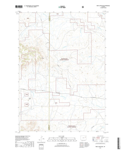 Piney Canyon NE, WY (2017, 24000-Scale) Preview 1