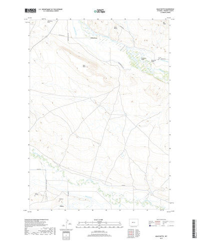 Mule Butte, WY (2017, 24000-Scale) Preview 1