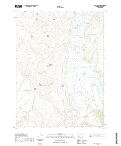Myers Reservoir, WY (2017, 24000-Scale) Preview 1