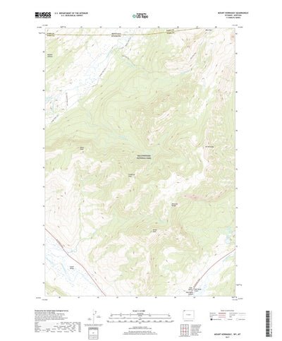 Mount Hornaday, WY (2017, 24000-Scale) Preview 1