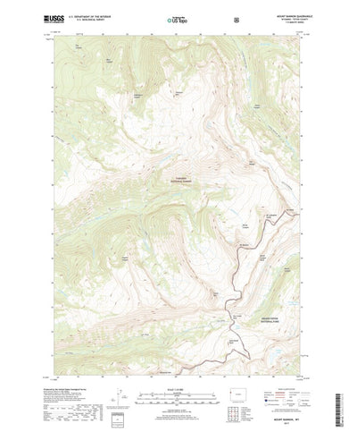 Mount Bannon, WY (2017, 24000-Scale) Preview 1