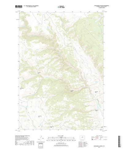 Packsaddle Canyon, WY (2017, 24000-Scale) Preview 1