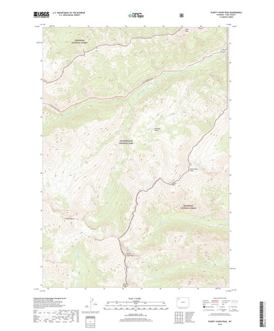 Plenty Coups Peak, WY (2018, 24000-Scale) Preview 1