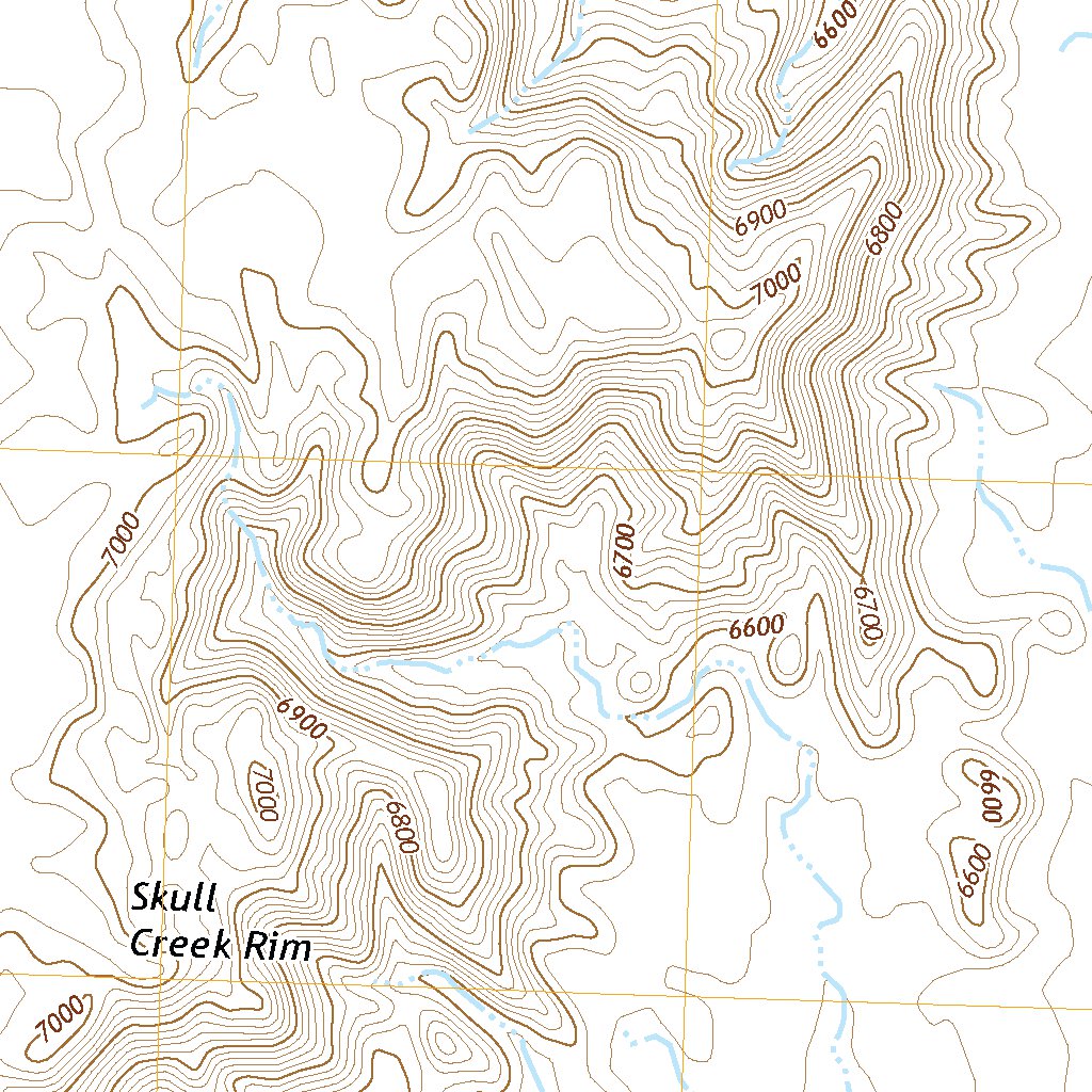 2 Rim Map Prehistoric Rim, WY (2017, 24000-Scale) Map by United States Geological ...