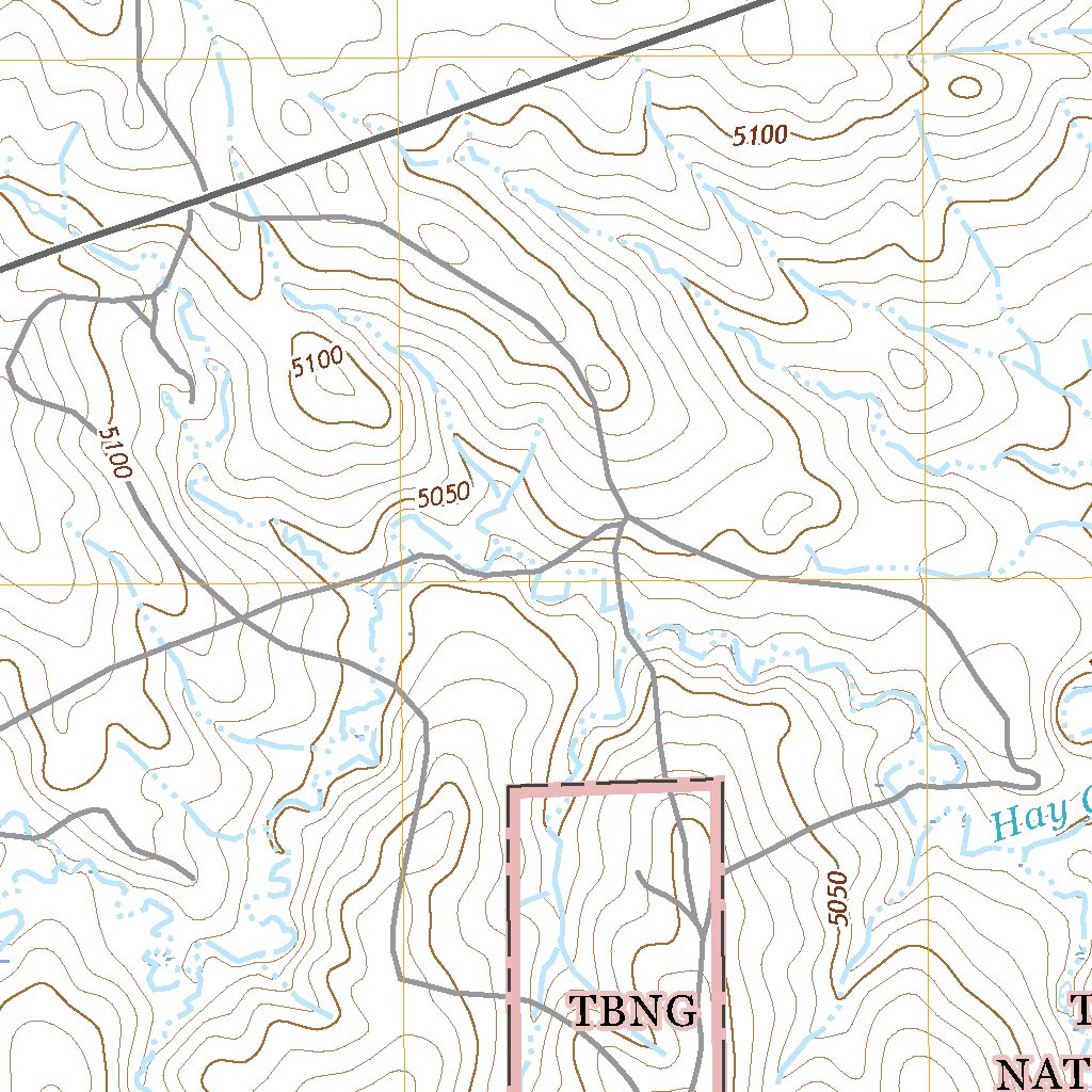 Rattlesnake Draw, WY (2018, 24000-Scale) Map by United States ...