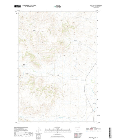 Rocky Butte SW, WY (2017, 24000-Scale) Preview 1