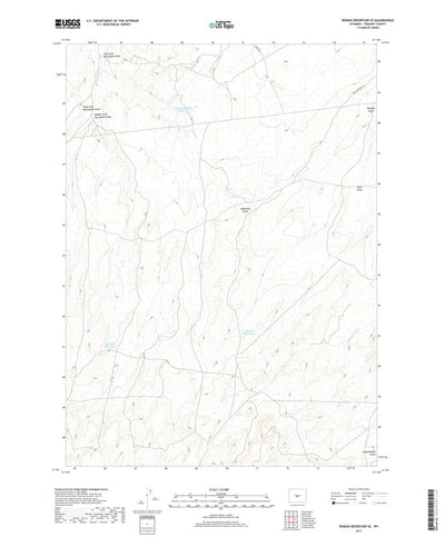 Rongis Reservoir SE, WY (2017, 24000-Scale) Preview 1