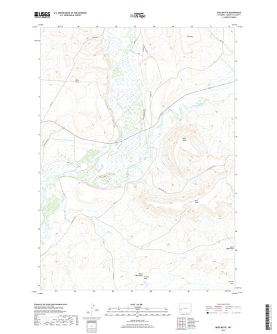 Ross Butte, WY (2017, 24000-Scale) Preview 1