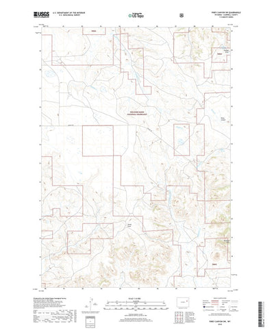 Piney Canyon SW, WY (2018, 24000-Scale) Preview 1