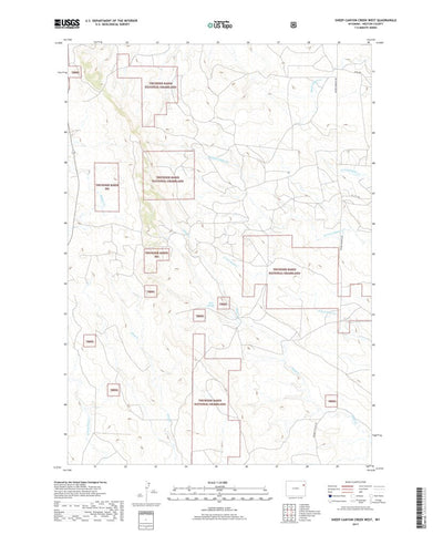 Sheep Canyon Creek West, WY (2017, 24000-Scale) Preview 1