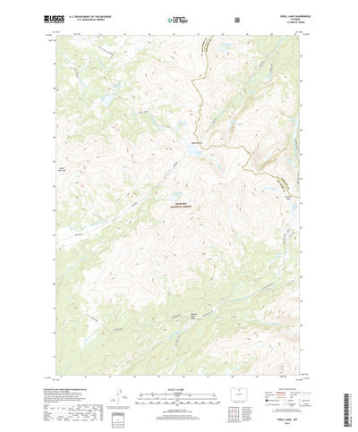 Shell Lake Rural Map Shell Lake, WY (2017, 24000-Scale) Map by United States Geological ...