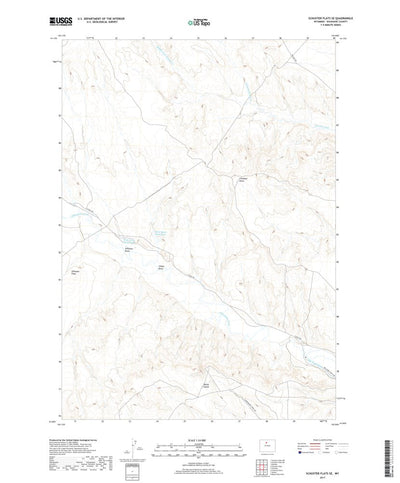 Schuster Flats SE, WY (2017, 24000-Scale) Preview 1