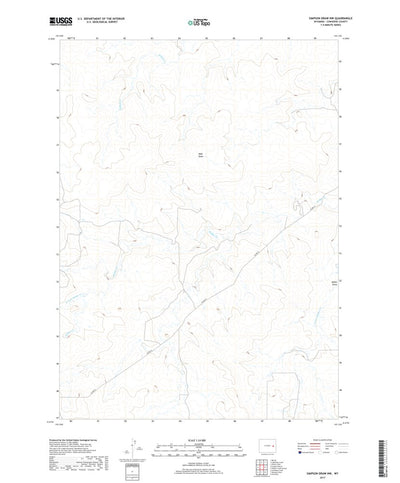 Simpson Draw NW, WY (2017, 24000-Scale) Preview 1
